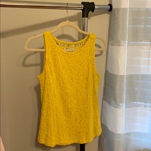 Anthropologie Brand 9-H15 Yellow Tank Blouse